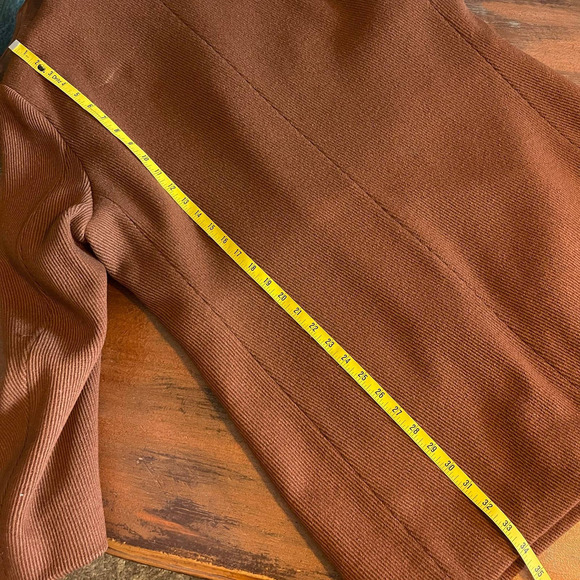 Neiman Marcus Y2k Vintage Women's Long Pea Coat - Picture 11 of 11